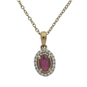 Kallati Diamond Ruby & Gold Necklace